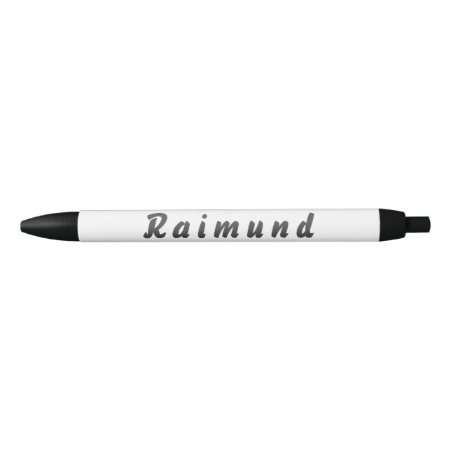 Caneta Preta Raimund Kugelschreiber (Frente)