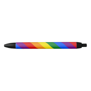 Caneta Preta Rainbow Pride