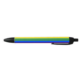 Caneta Preta Rainbow Pride