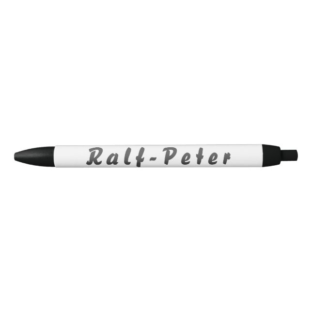 Caneta Preta Ralf-Peter Kugelschreiber (Frente)