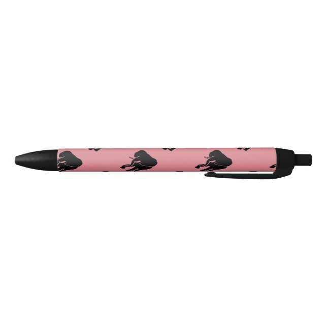 Caneta Preta Rosa-Elefante Africano (Parte Inferior)