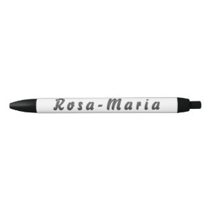 Caneta Preta Rosa-Maria Kugelschreiber