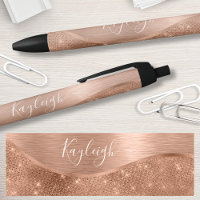 Rosa Metálico - Largura Dourada Personalizada