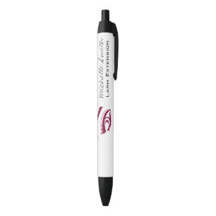 Caneta Preta Roxo Olhos longos Ícone Extensão do traço