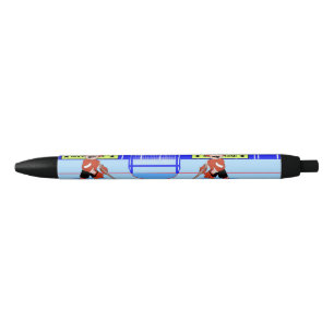 Caneta Preta Rw, estrela de hóquei no gelo personalizada