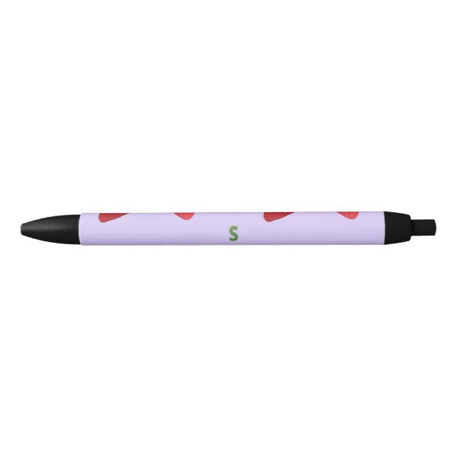 Caneta Preta S para roxo de morango (Frente)