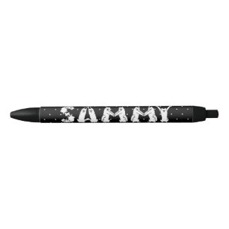 Caneta Preta Sammy Ortografou em Samoyed Dog Letters