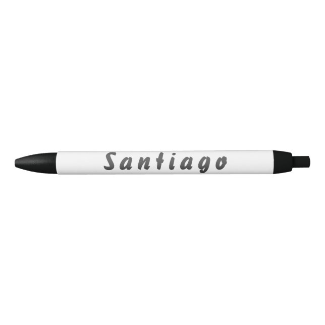 Caneta Preta Santiago Kugelschreiber (Frente)