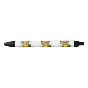 Caneta Preta Sapo engraçado