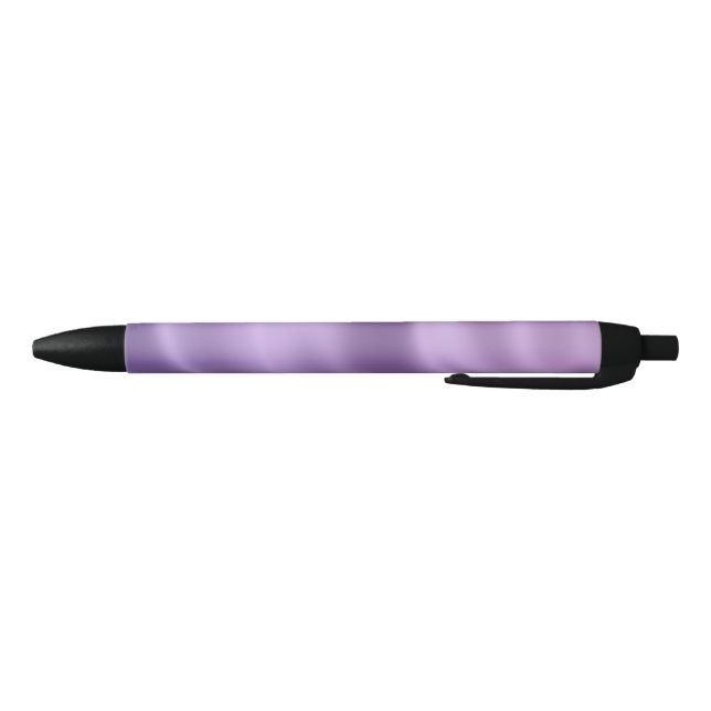 Caneta Preta seda lisa - roxo (Parte Inferior)