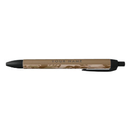 Caneta Preta Seixos de Camuflagem no Deserto, Seu nome, Persona
