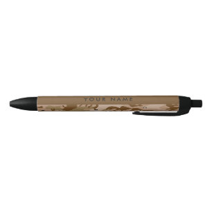 Caneta Preta Seixos de Camuflagem no Deserto, Seu nome, Persona