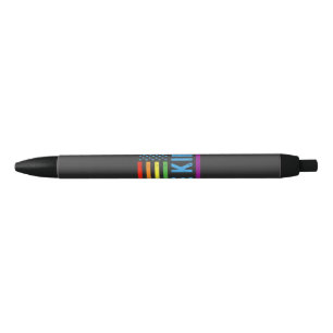 Caneta Preta Seja Gentil Lgbt Lgbtq Orgulho Gay Arco-íris