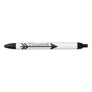 Caneta Preta seta personalizada