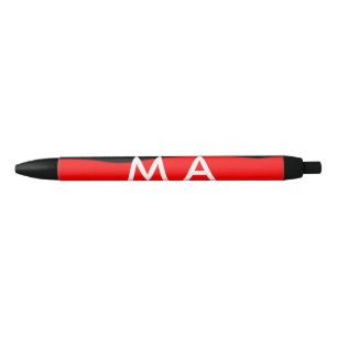 Caneta Preta Simple monogram add your name letter man minimal t