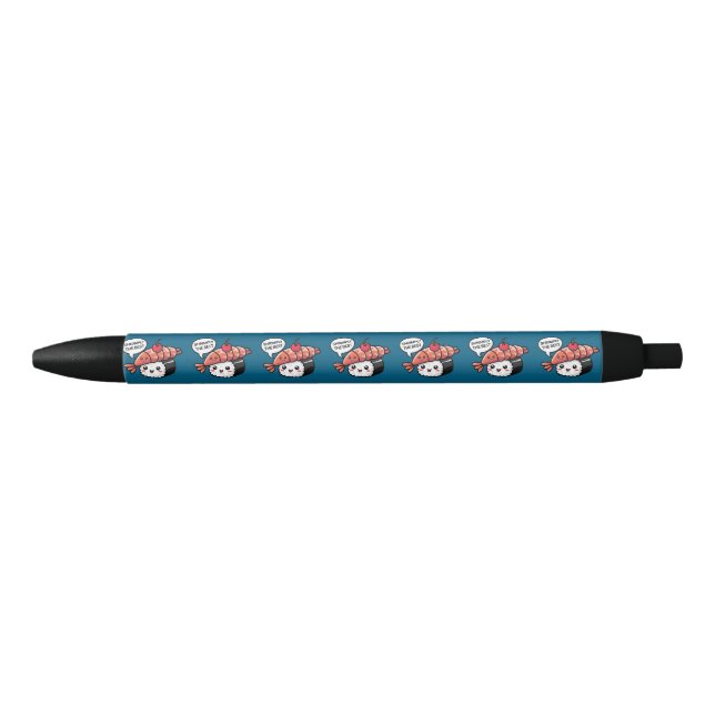 Caneta Preta simplesmente o melhor sushi kawaii (Frente)