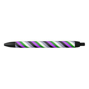 Caneta Preta Sinalizador de Orgulho do Genderqueer de Falln