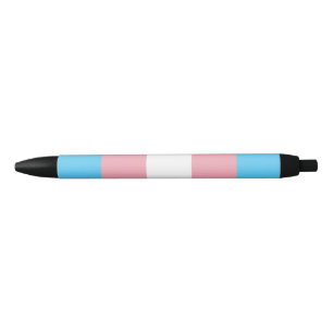 Caneta Preta Sinalizador do Orgulho Transgênero