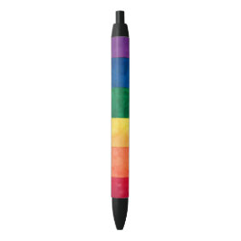 Caneta Preta Sinalizador orgulho gay Arco-Íris
