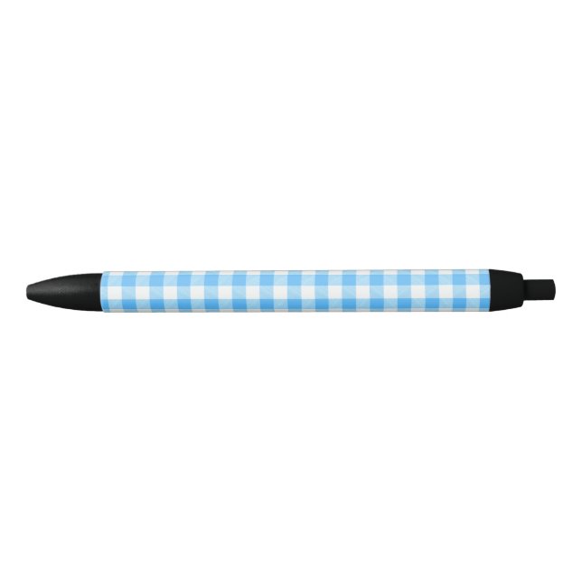 Caneta Preta Slow-Living Summer Sky Check (Frente)