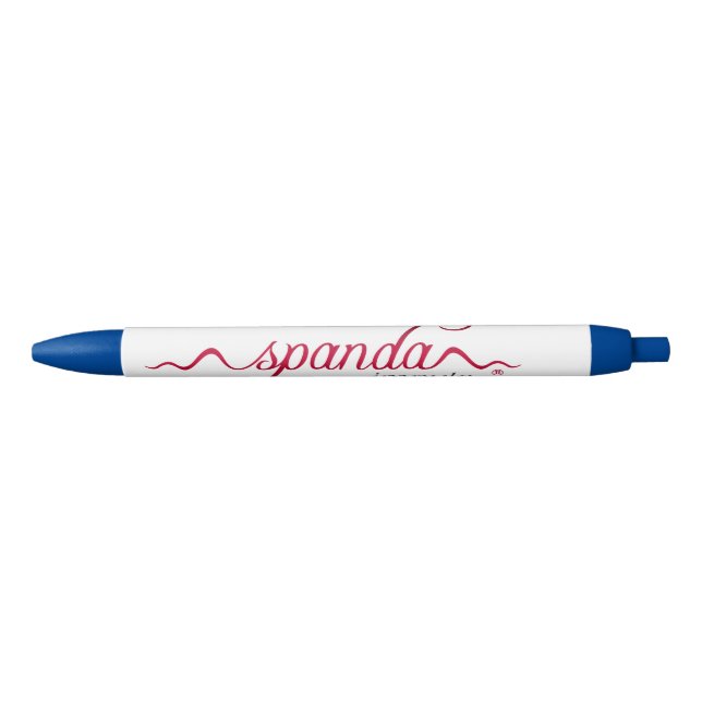 Caneta Preta Spanda®  Logo (Frente)