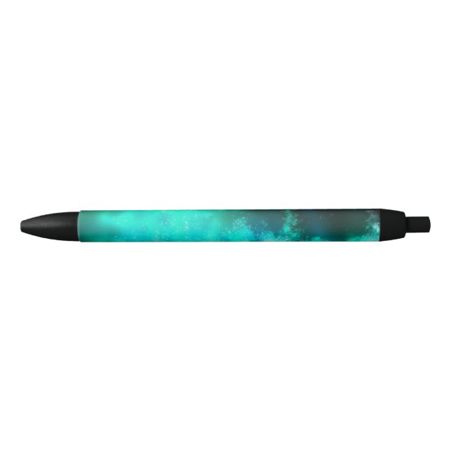 Caneta Preta Starry Night sky eserald green (Frente)