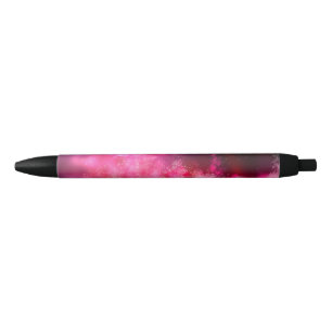 Caneta Preta Starry Night sky pink flare