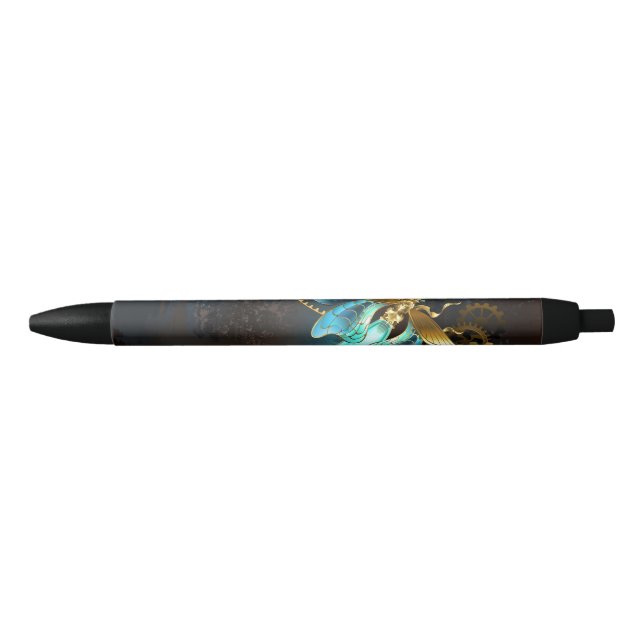 Caneta Preta Steampunk Firefly (Frente)