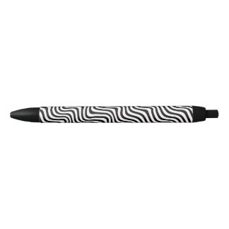 Caneta Preta Striped B&W 