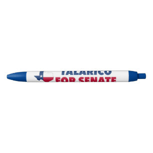 Caneta Preta Talarico para Senado Eleição Texas