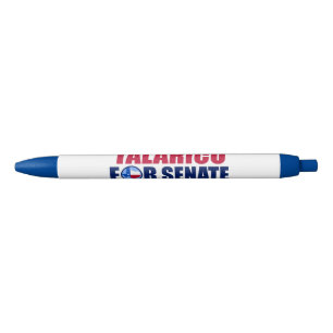 Caneta Preta Talarico para Senado Texas Eleição 2026 Azul