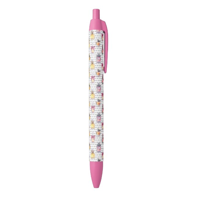 Caneta Preta Teste padrão da garrafa de Parfum (parte de inferior (Vertical))