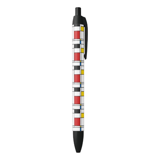 Caneta Preta Teste padrão de de Stijl (parte de inferior (Vertical))
