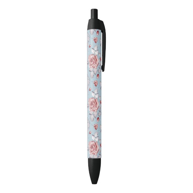 Caneta Preta Teste padrão do papel de parede da elegância dos (parte de inferior (Vertical))