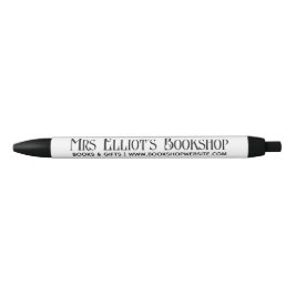 Caneta Preta Texto Personalizado de Promoção da Marca Comercial