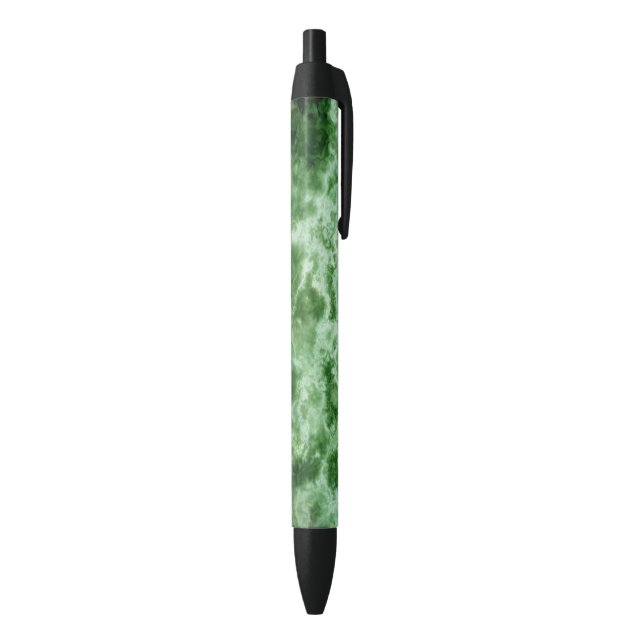 Caneta Preta Textura de mármore verde (parte de inferior (Vertical))