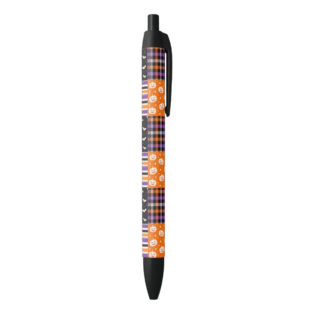 Caneta Preta Texturas de Halloween (parte de inferior (Vertical))