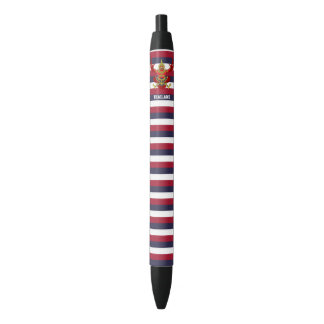 Caneta Preta Thailand Flag Cute Patriotic Black Ink Pen