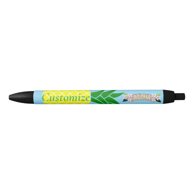 Caneta Preta Thunder_Cove do Abacaxi Aloha (Frente)