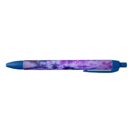 Caneta Preta Tie Dye Shades de Púrpura e Azul