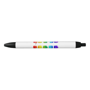 Caneta Preta Tipografia pop queer de comércio áspero do Slipper