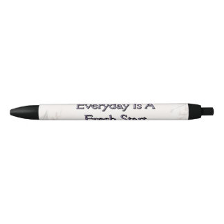 Caneta Preta Todos Os Dias É Um Novo Design Floral De Início