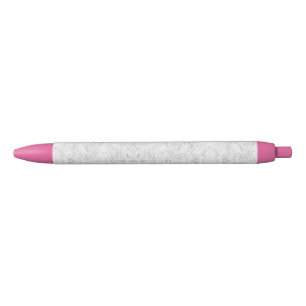 Caneta Preta Traço branco de queda