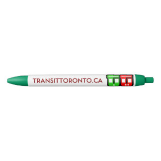 Caneta Preta Transit Toronto Retractable Pen - Green