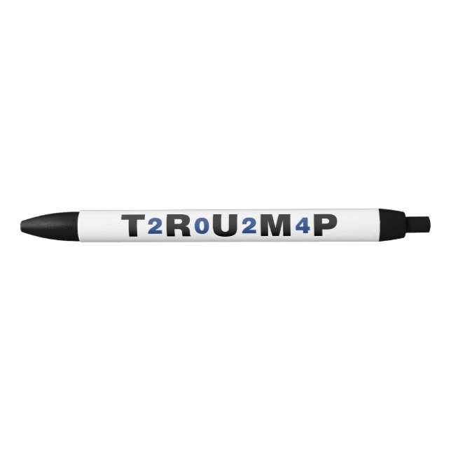 Caneta Preta Trump 2024 Blue (Frente)
