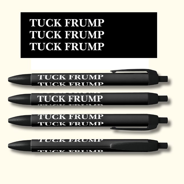 Caneta Preta TUCK FRUMP em preto (Criador carregado)