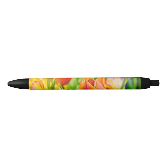 Caneta Preta Tulipas Encantando (Frente)