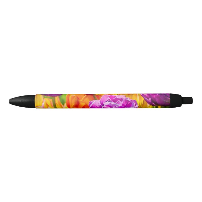 Caneta Preta Tulipas Enfeitiçantes 12a (Frente)