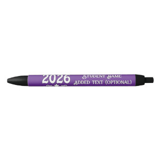 Caneta Preta Turma de 2026 Graduação
