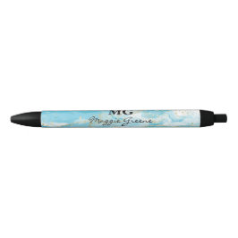 Caneta Preta Turquoise Dreams Custom Pen